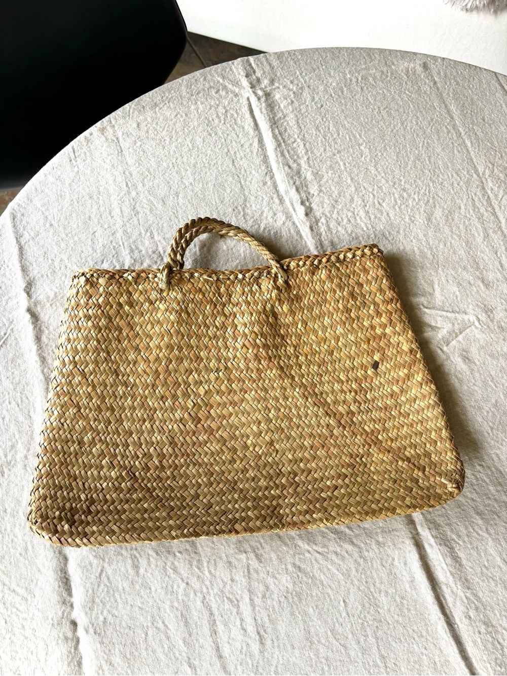 Vintage Handwoven Market Bag - Picture 4 of 6